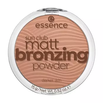 Пудра - бронзатор для лица Essence Sun Club Matt Bronzing Powder 02 15г