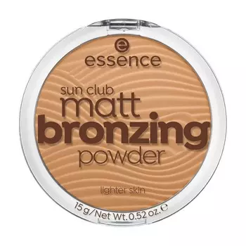 Пудра - бронзатор для лица Essence Sun Club Matt Bronzing Powder 01 15г