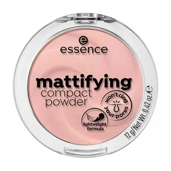 Пудра для лица Essence Mattifying compact powder 10 12г