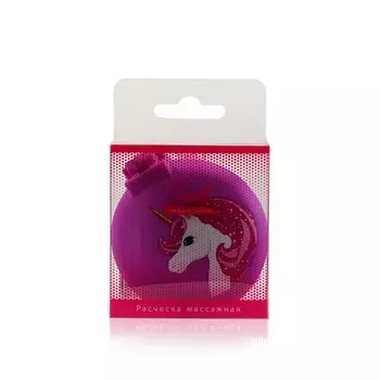 Расческа массажная Ameli , круглая , soft-touch , в ассортименте