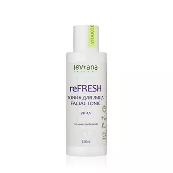 Регенерирующий тоник для лица Levrana reFresh с молочной кислотой 150мл