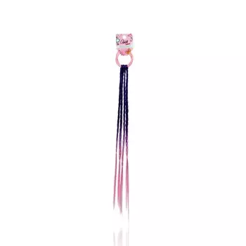 Резинка для волос Ameli с косичками , фиолетовая