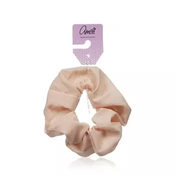 Резинка для волос Ameli текстильная бежевая 10см