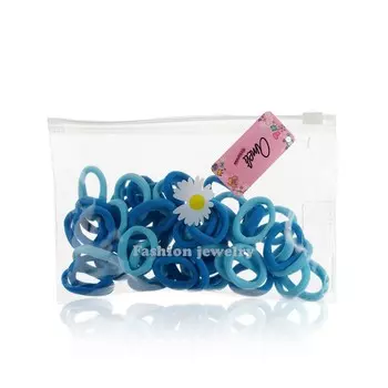 Резинки для волос Ameli в косметичке , 2,5см , 50шт