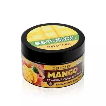 Сахарный скраб для тела Delicare Organic Secret " кенийский манго " 250мл