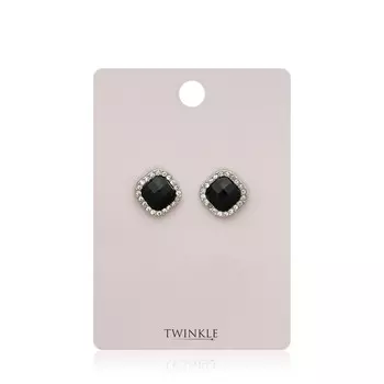 Серьги Twinkle " Black
