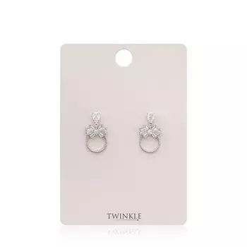 Серьги Twinkle " Bow "