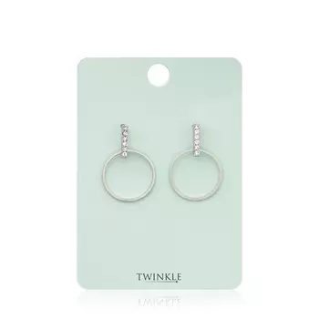 Серьги Twinkle " Shiny Circle "