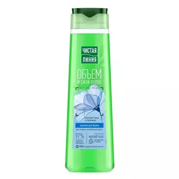 Шампунь Чистая линия Объем и сила для тонких и ослабленных волос 400мл