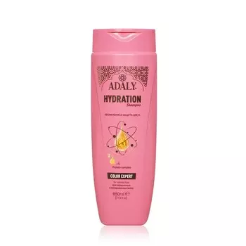 Шампунь для окрашенных и мелированных волос Adaly Hydration " Color Expert " 650мл