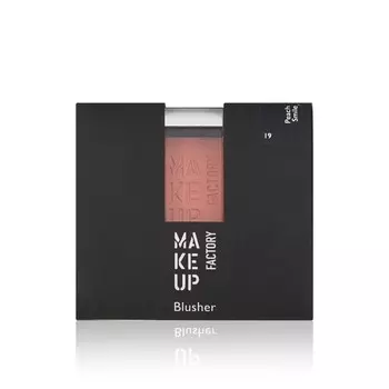 Шелковистые румяна для лица Make Up Factory Blusher 19 6г