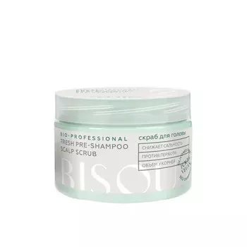 Скраб для кожи головы Bisou Bio-professional " Fresh pre-shampoo scalp scrub " 250мл