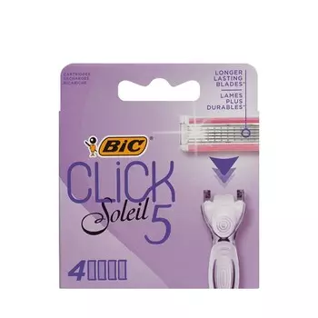Сменные кассеты для бритья Bic Click Soleil 5 4шт