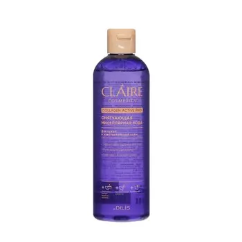 Смягчающая мицеллярная вода Claire Cosmetics Collagen Active Pro 400мл