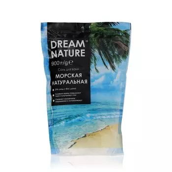 Соль для ванн Dream nature " Морская натуральная " 900г