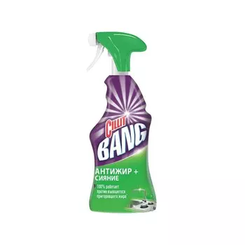 Средство для кухонных поверхностей Cillit BANG Turbo Power чистящее " анти-жир + сияние " 750мл