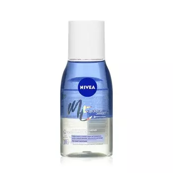 Средство NIVEA для снятия макияжа с глаз " Двойной эффект " , для чувствительной кожи вокруг глаз 125мл