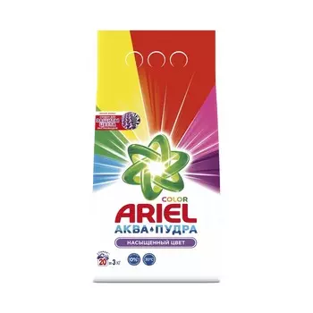 Стиральный порошок Ariel Чистота Deluxe " Color & Style " автомат 3кг