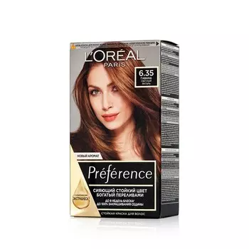Стойкая краска L'Oreal Paris Preference для волос 6.35 Гавана