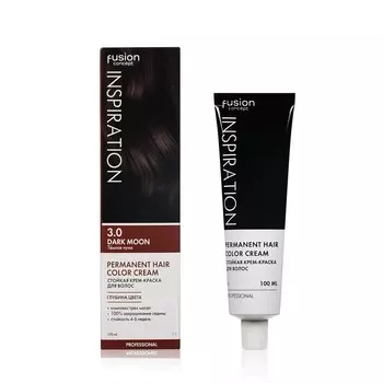Стойкая крем - краска для волос Concept Fusion Inspiration 3.0 Dark Moon ( Тёмная луна ) 100мл