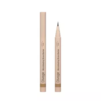 Стойкий маркер для бровей Divage Microblading brow marker 01 1мл