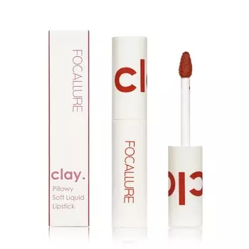 Суперстойкая жидкая помада для губ Focallure Clay Pillowy Soft Liquid Lipstick 105 2г