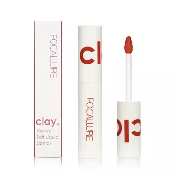 Суперстойкая жидкая помада для губ Focallure Clay Pillowy Soft Liquid Lipstick 203 2г