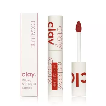 Суперстойкая жидкая помада для губ Focallure Clay Pillowy Soft Liquid Lipstick 304 2г