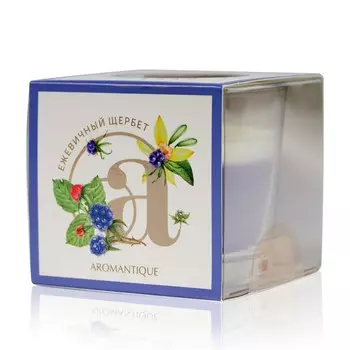 Свеча ароматическая Aromantique " Ежевичный щербет " 60г