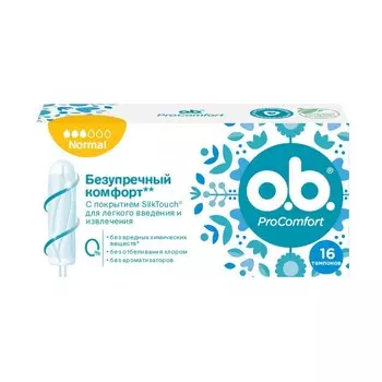 Тампоны o.b. ProComfort Normal 16шт