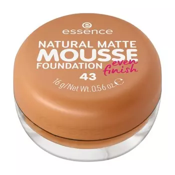 Тональная основа мусс для лица Essence Natural matte mousse 43 16г