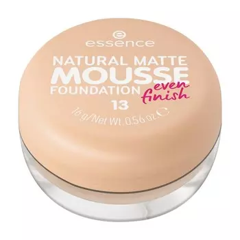 Тональная основа мусс для лица Essence Natural matte mousse 13 16г