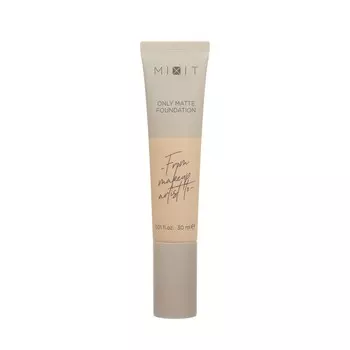 Тональная основа с эффектом матового покрытия Mixit Only Matte 02 30мл