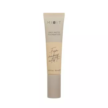 Тональная основа с эффектом матового покрытия Mixit Only Matte 01 30мл