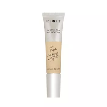 Тональная основа с эффектом сияния Mixit Blazy Look 01 30мл