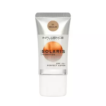 Тональный крем для лица Influence Beauty Solaris SPF 25 03 25мл