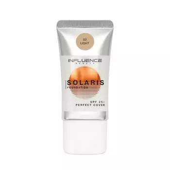 Тональный крем для лица Influence Beauty Solaris SPF 25 02 25мл