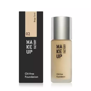 Тональный крем для лица Make Up Factory Oil-free Foundation 02 Beige Sand 20мл