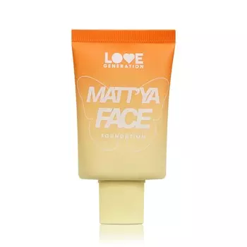 Тональный крем для лица с экстрактом матчи Love Generation Matt'ya Face 01 30мл