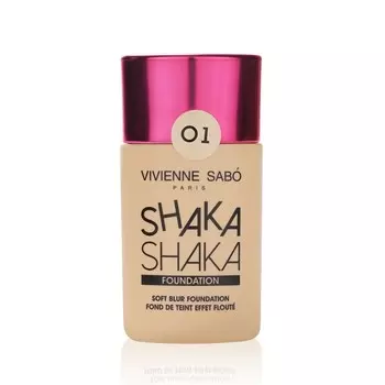 Тональный крем - флюид для лица с натуральным блюр эффектом Vivienne Sabo Shaka Shaka 01 25мл