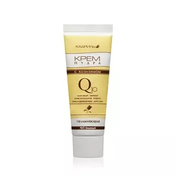 Тональный крем - пудра для лица Galant Cosmetic Кадриль Q10 №3 Натуральный 40мл