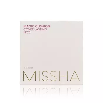Тональный Кушон для лица Missha Magic Cushion Cover Lasting с устойчивым покрытием 23 15г