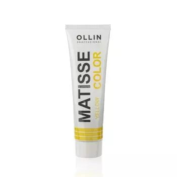 Тонирующая маска для волос Ollin Professional Matisse Color прямого действия , Yellow/Желтый , 100мл