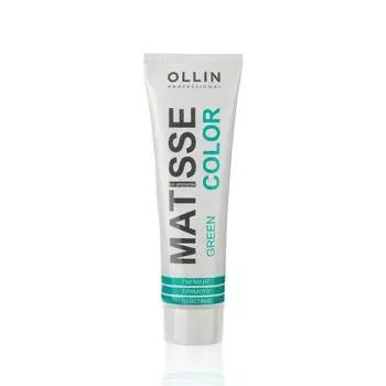 Тонирующая маска для волос Ollin Professional Matisse Color прямого действия , Green/Зелёный , 100мл