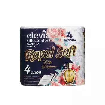 Туалетная бумага Elevia Royal Soft Elite perfume 4х-слойная 4шт