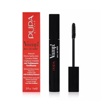 Тушь для ресниц Pupa Vamp! All in One 101 Черный 9мл