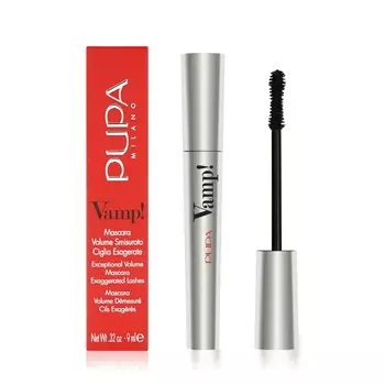 Тушь для ресниц Pupa Vamp! для объема 100 Экстра-черный 9мл