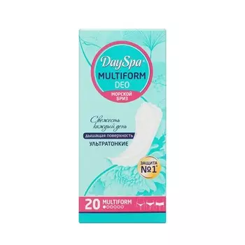 Ультратонкие ежедневные прокладки Day Spa Multiform Deo " Морской бриз " 20шт