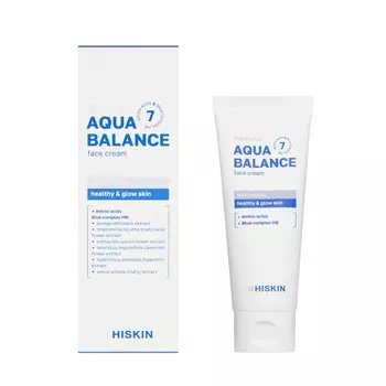 Ультраувлажняющий крем для лица Hiskin Aqua Balance Активное восстановление с витаминами и фитокомплексом 100мл