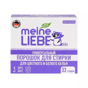 Универсальный порошок для стирки цветного и белого белья Meine Liebe Eco 1кг